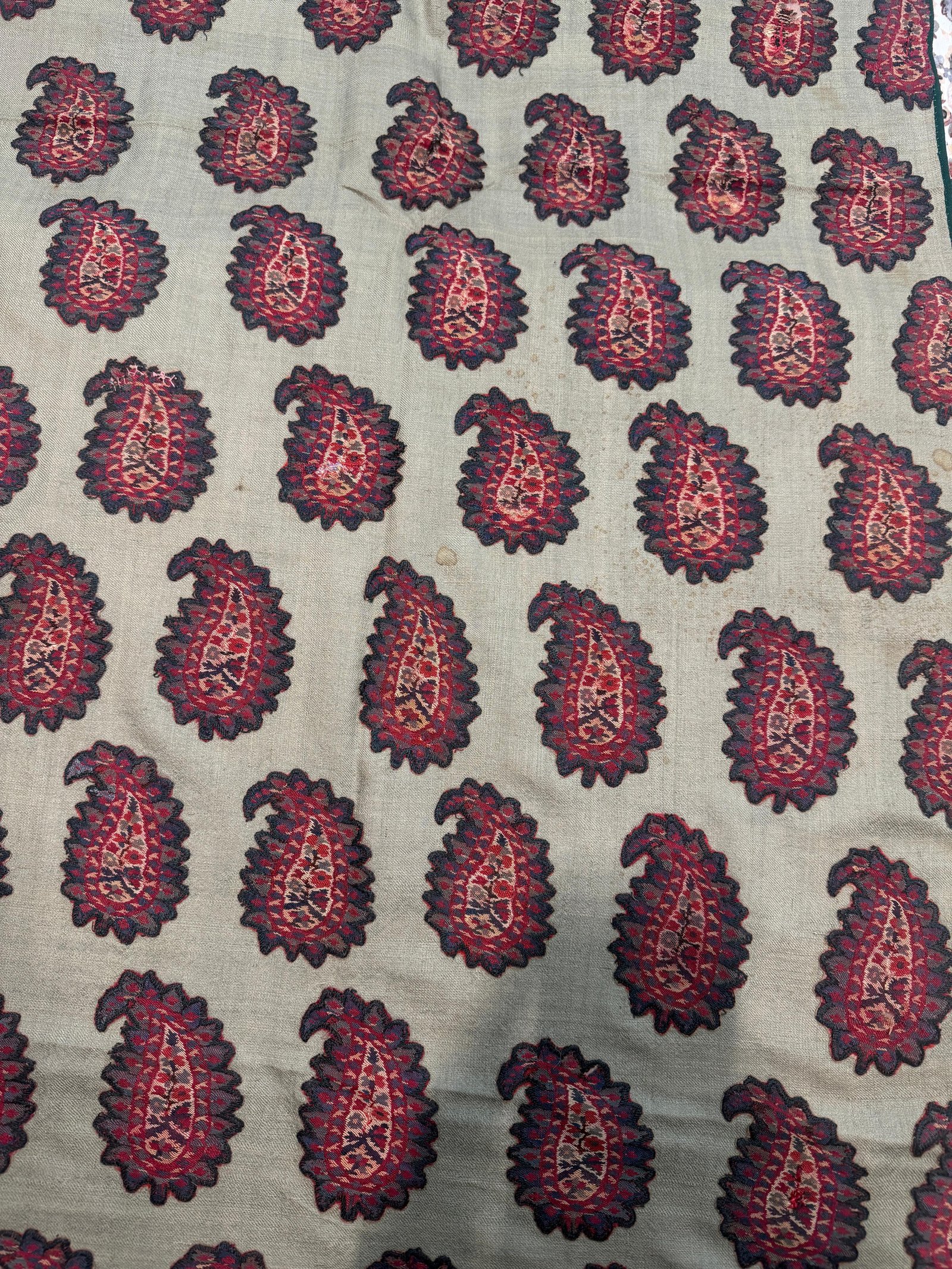 Antique Kashmiri Jamawar shawl 