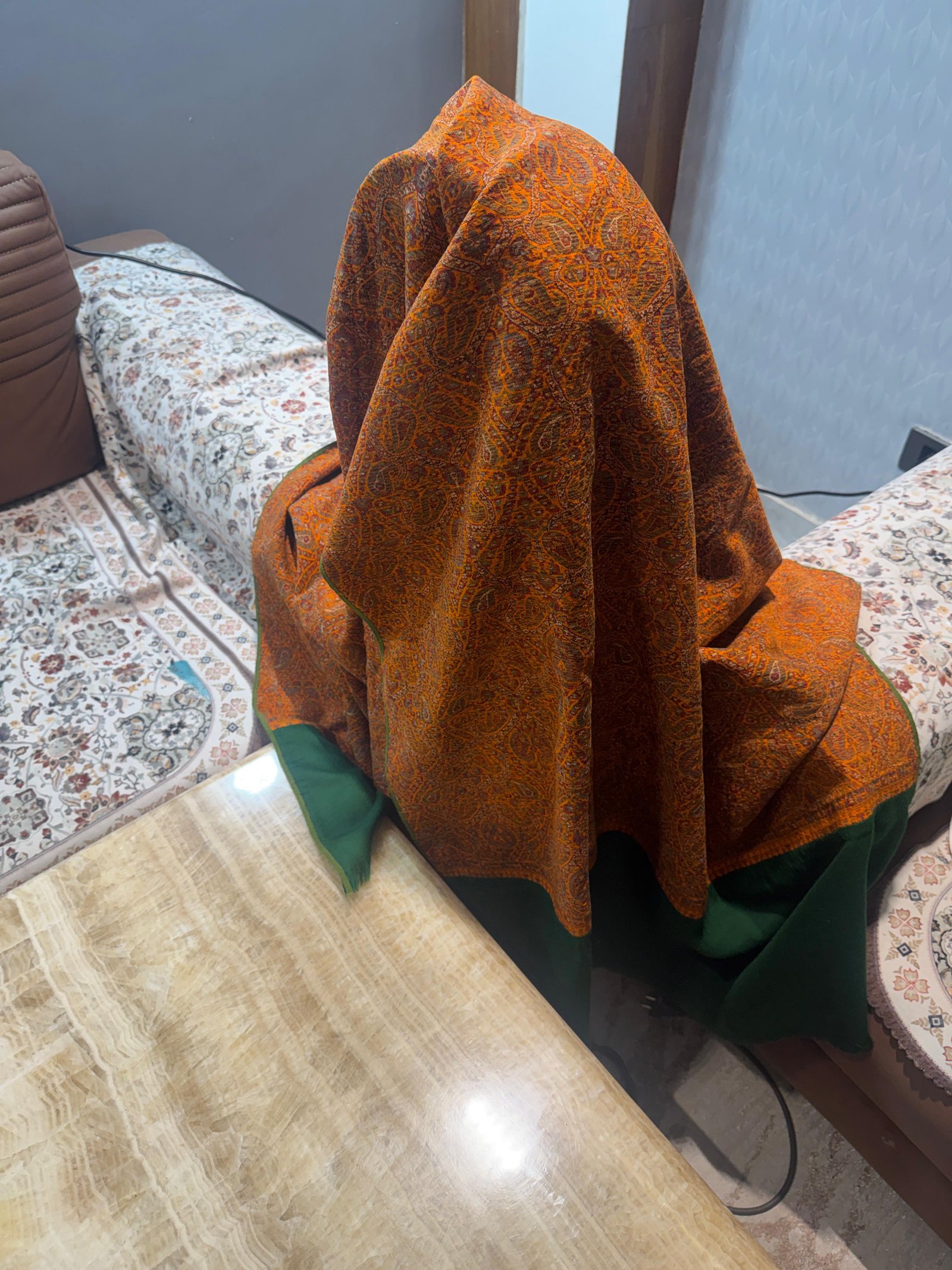 Real kani irani jamawar shawl 