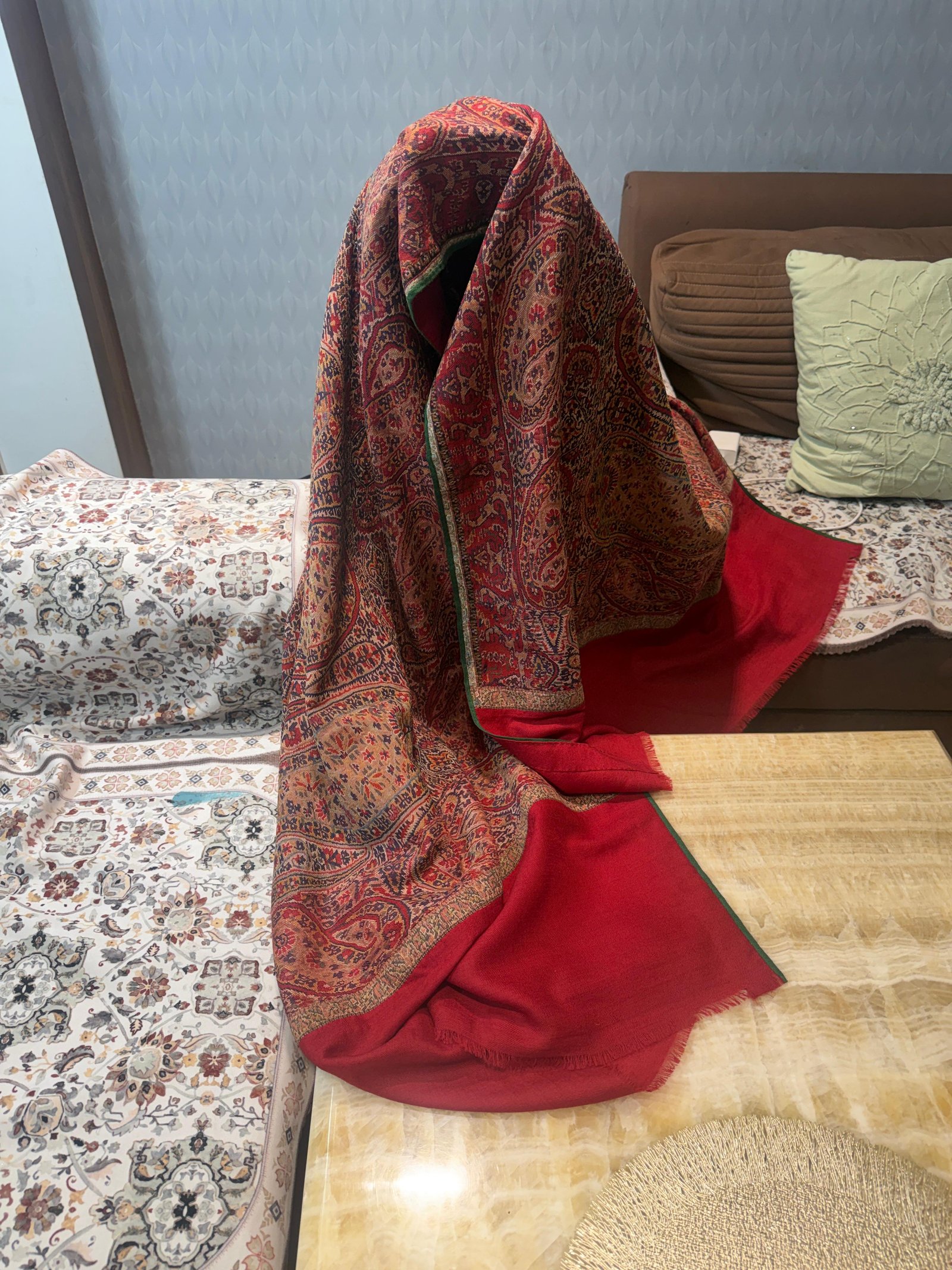 Jaipuri jamawar shawl