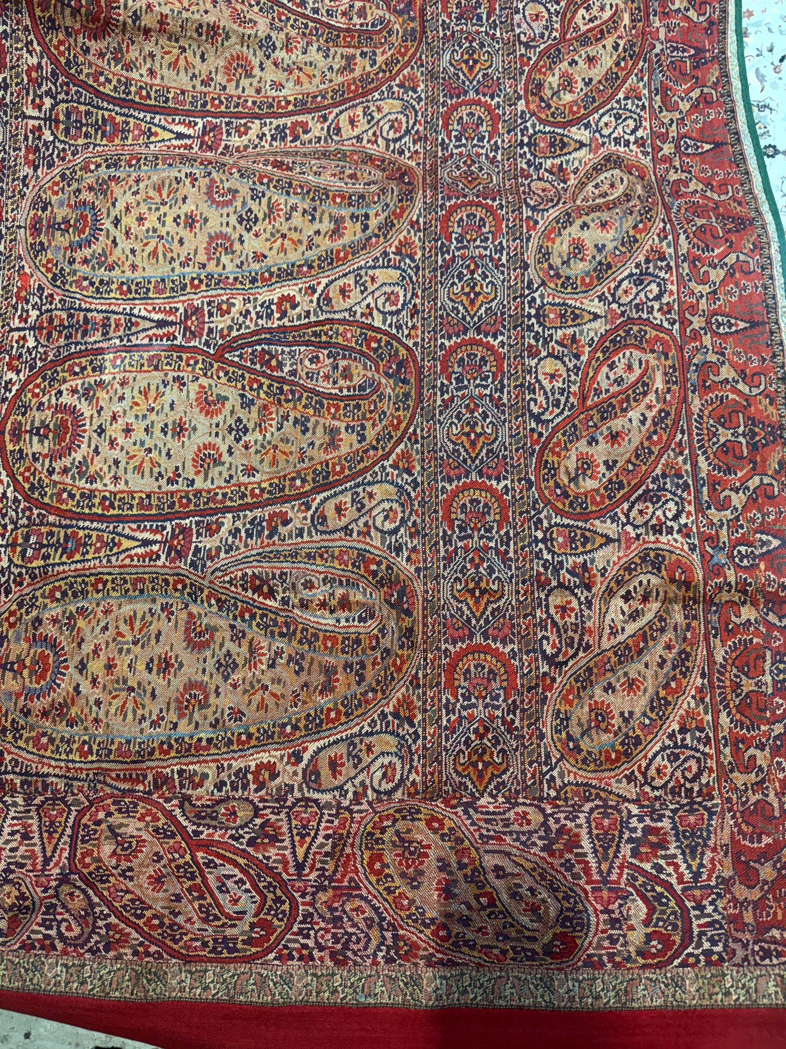 Jaipuri jamawar shawl
