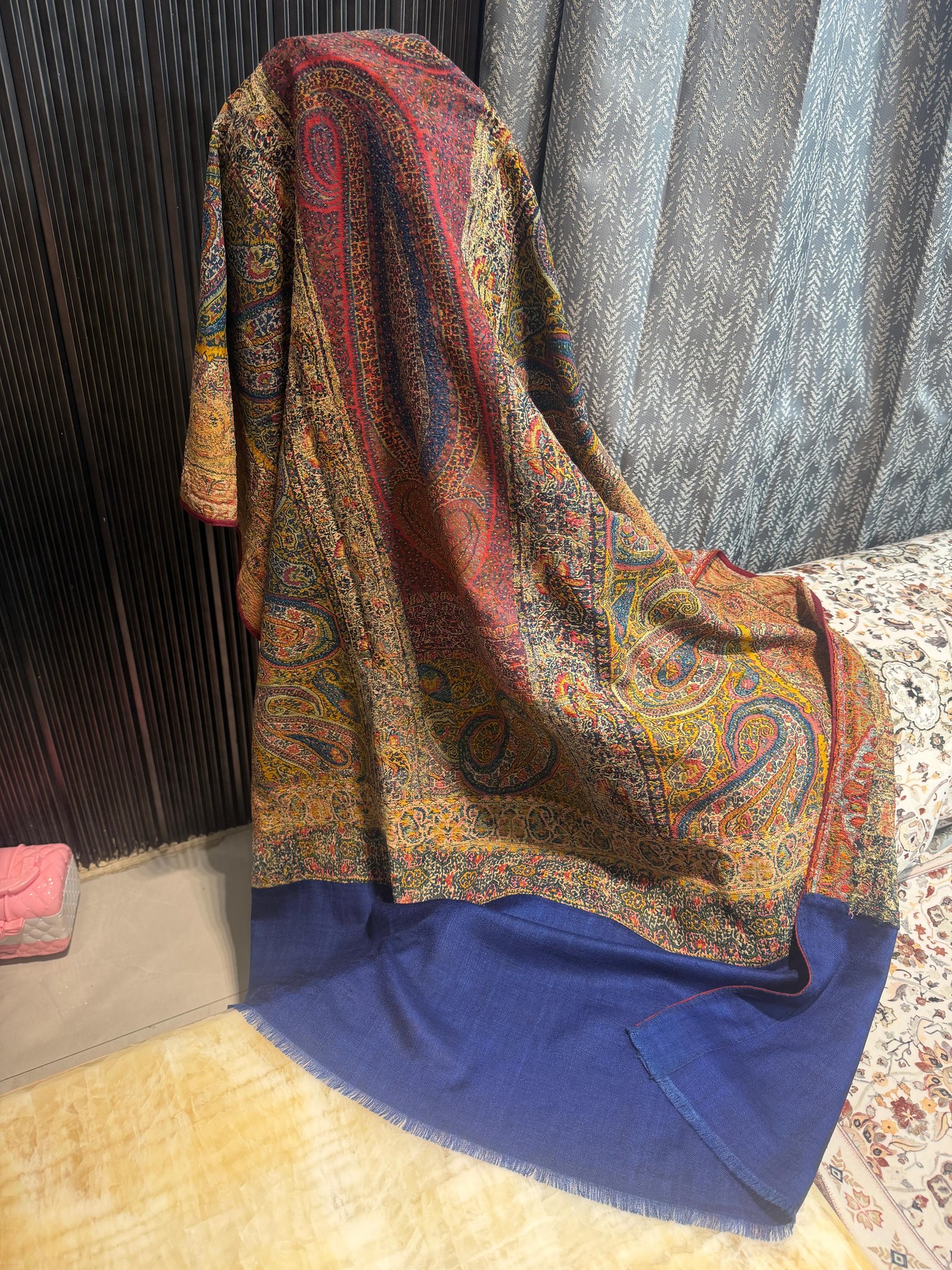 Jaipuri jamawar shawl 