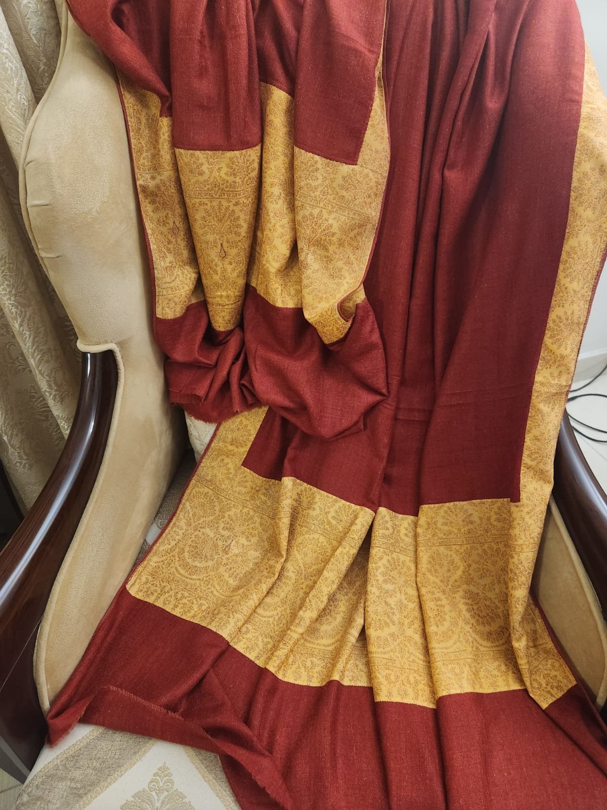 Antique resham embroidery fardi 