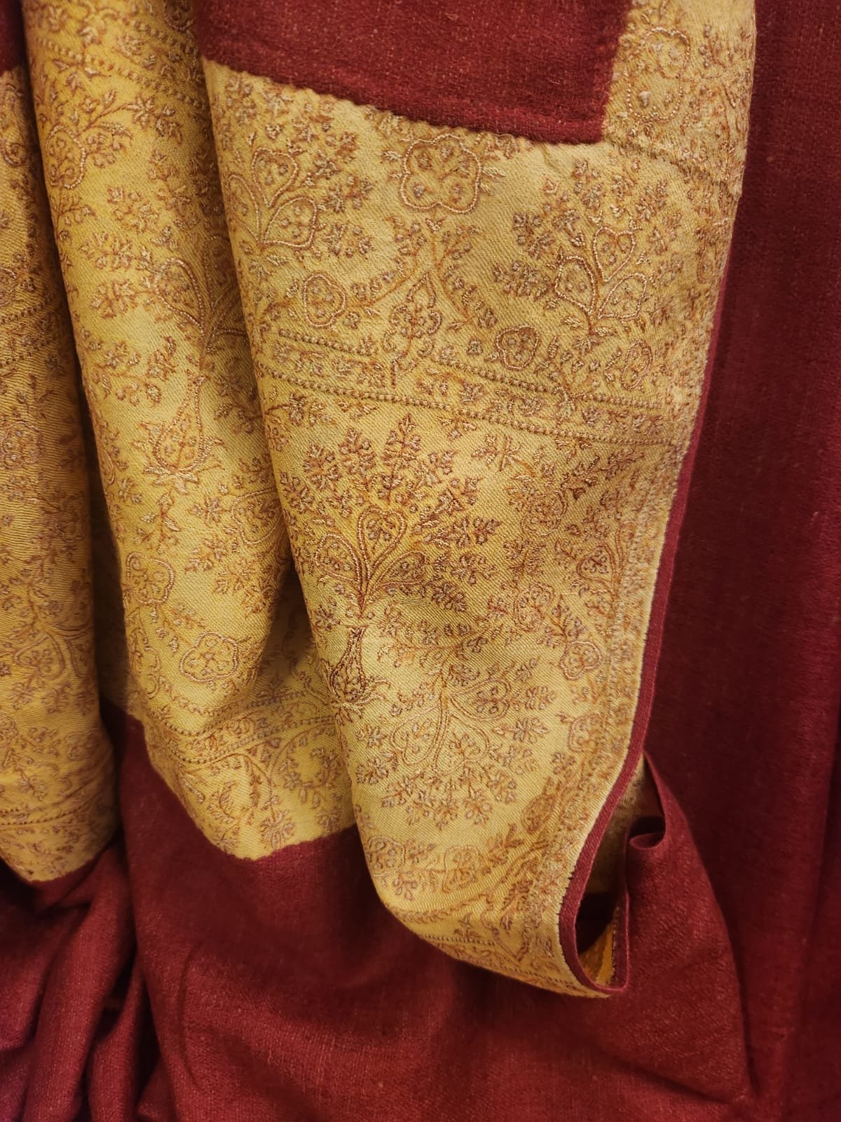 Antique resham embroidery fardi 