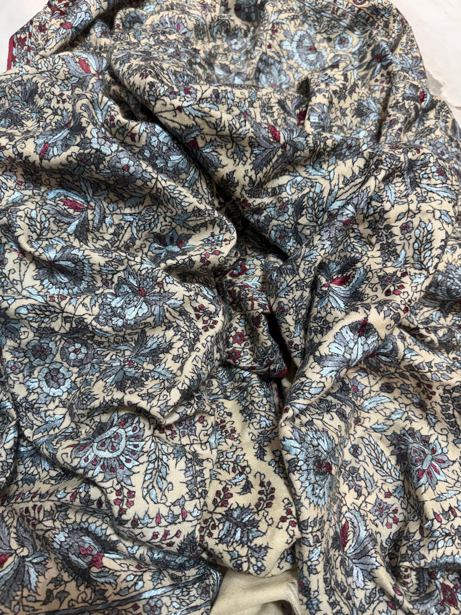 Pashmina needle work Resham unique jama